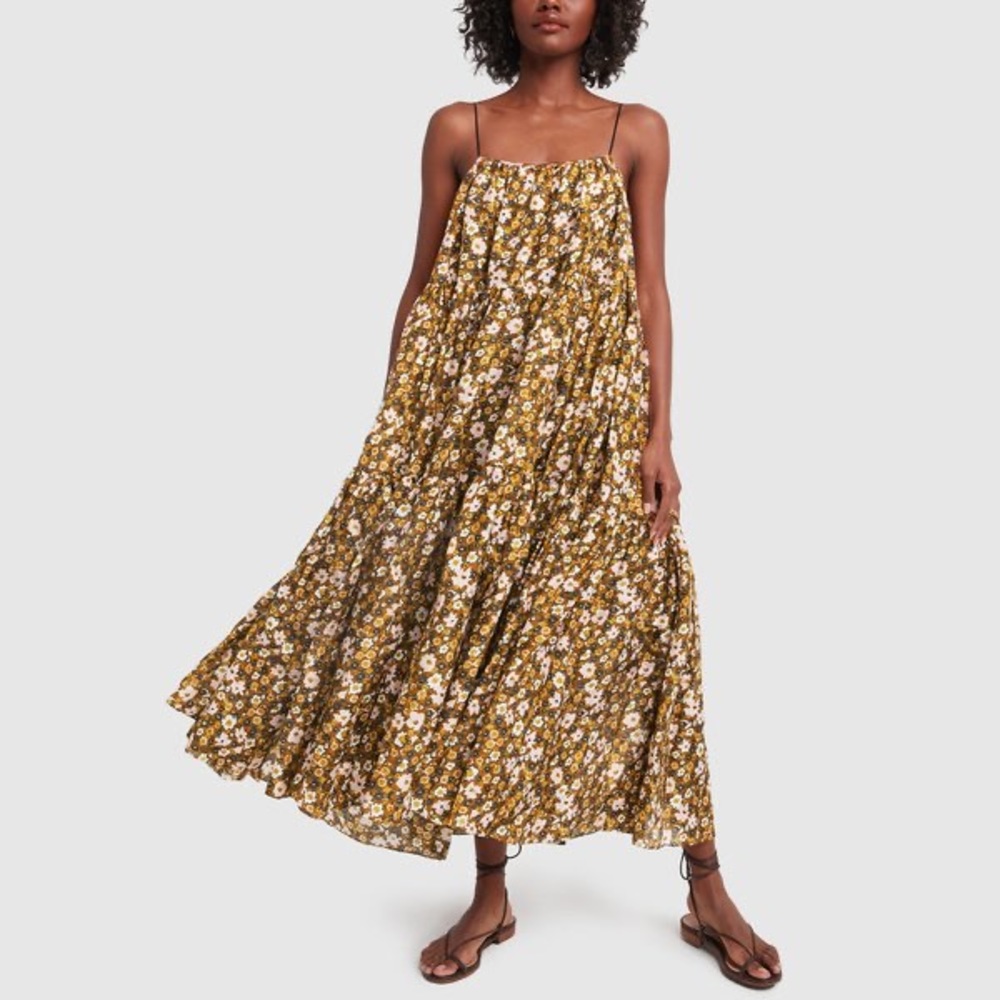 Lee Mathews Ariel Tiered Cami Dress